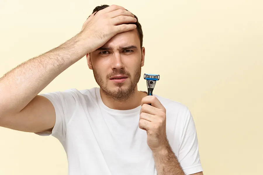 اشتباهات رایج در شیو کردن صورت