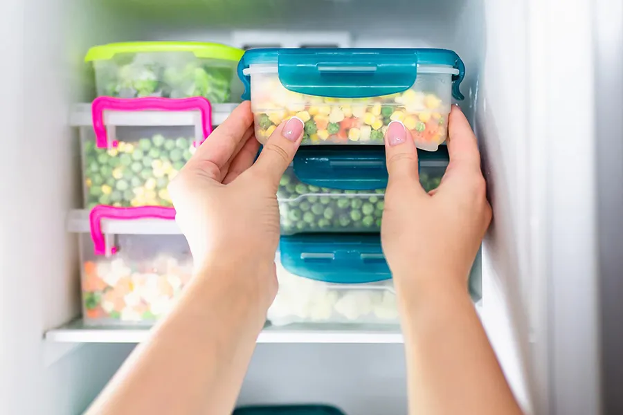 فریز کردن سبزیجات